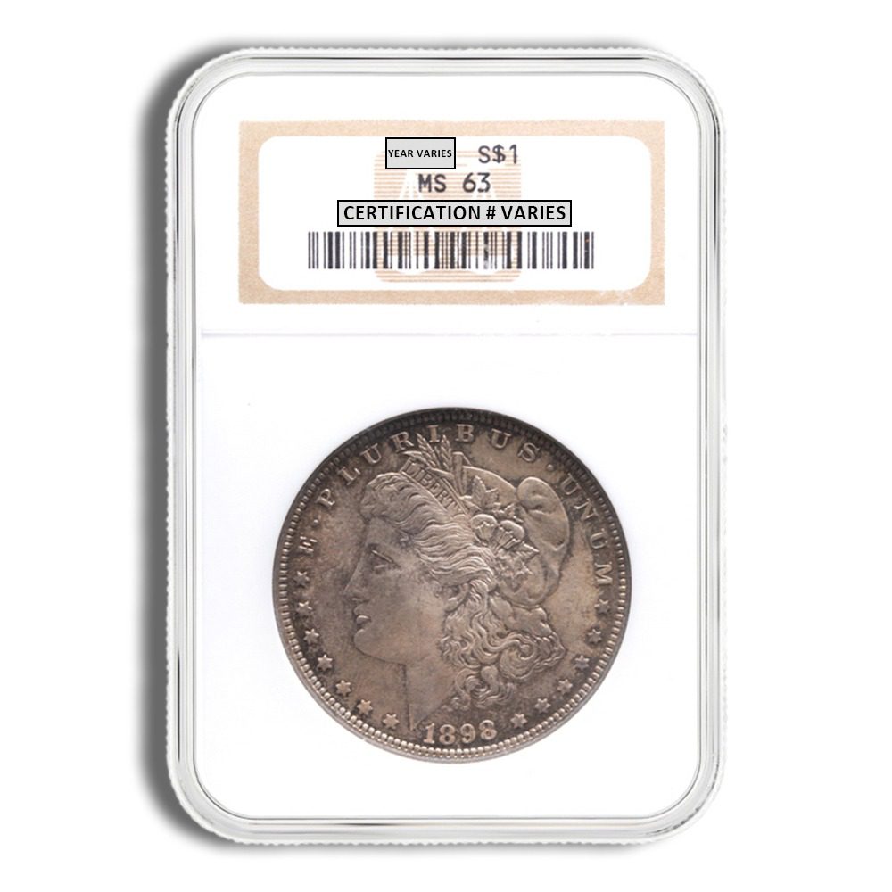 Pre Morgan Dollar Ngc Ms Toned Houston Coin Buyers