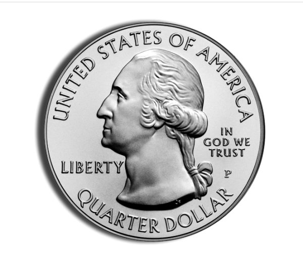 2010-P 5 oz ATB Yellowstone Silver Coin - Burnished (Cap Only) Obverse