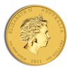 2011 1 oz Australia Gold Lunar Rabbit BU - Series II