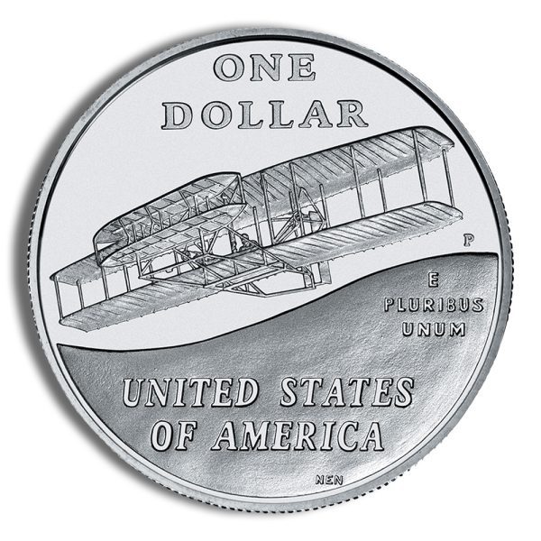 2003-P $1 First Flight Silver Commem - Proof - Image 2
