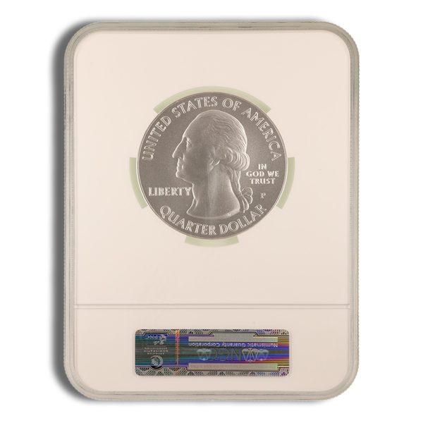 2012-P 5 oz ATB Acadia Silver Coin NGC SP70 - Image 2