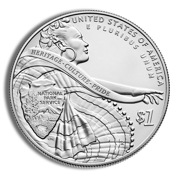 2016-P $1 National Park Service Centennial Silver Commem - BU - Image 2