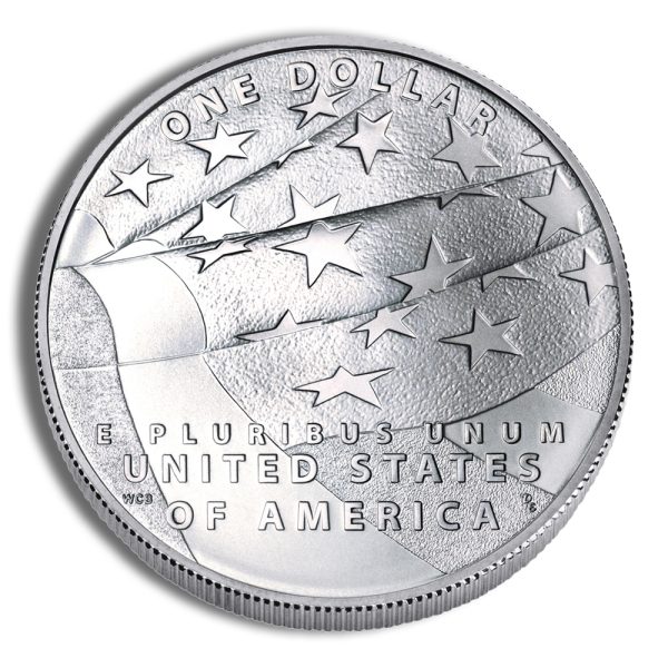 2012-P $1 Star-Spangled Banner Silver Commem - BU - Image 2