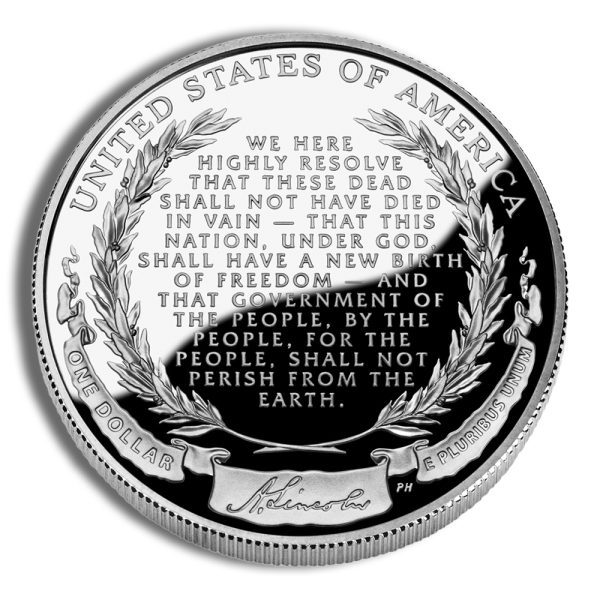 2009-P $1 Abraham Lincoln Silver Commem - Proof - Image 2
