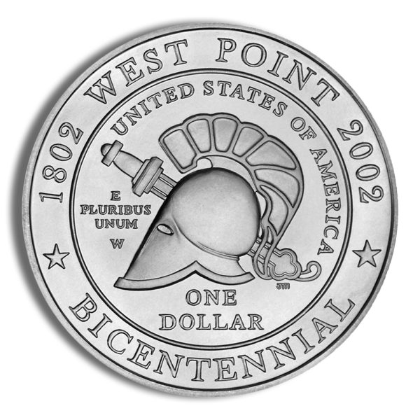 2002-W $1 West Point Silver Commem - BU - Image 2