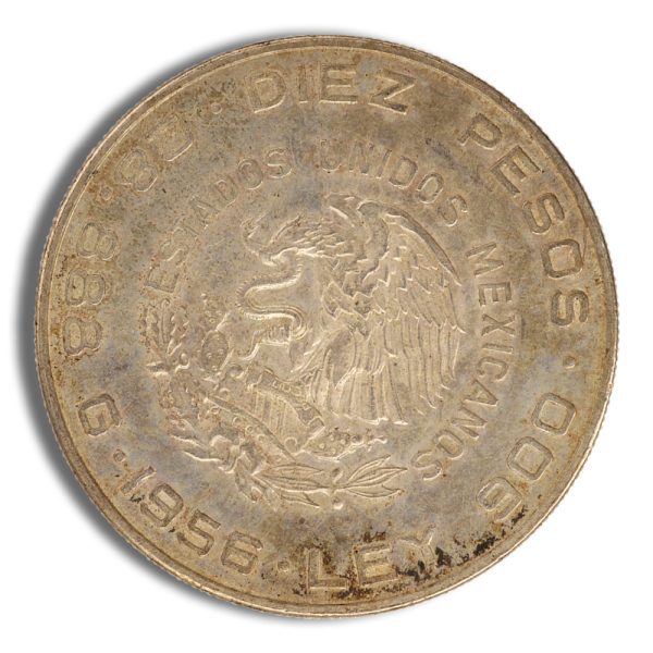 Mexico 10 Pesos Hidalgo (1955-1956)