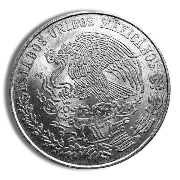 1972 Mexican 25 Pesos Juarez Silver Coin (AU/BU)