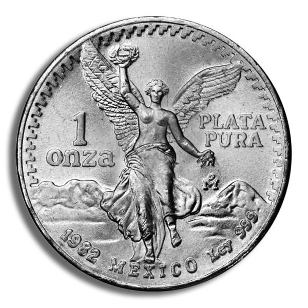 1982 1 oz Silver Mexican Libertad - BU
