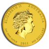 2011 2 oz Australia Gold Lunar Rabbit BU - Series II