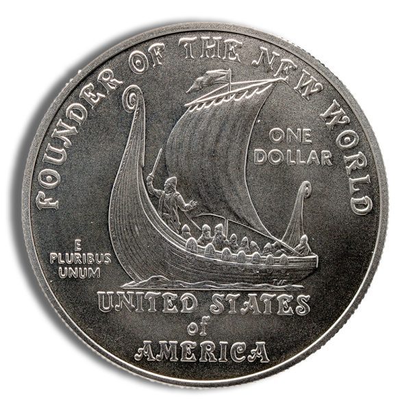 2000-P $1 Leif Ericson Silver Commem - BU - Image 2