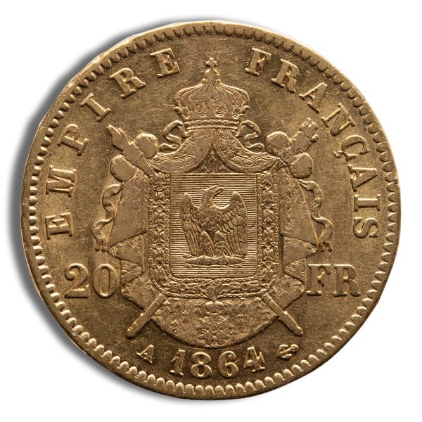France Gold 20 Francs - Napoleon III (1852-1870) - Image 2