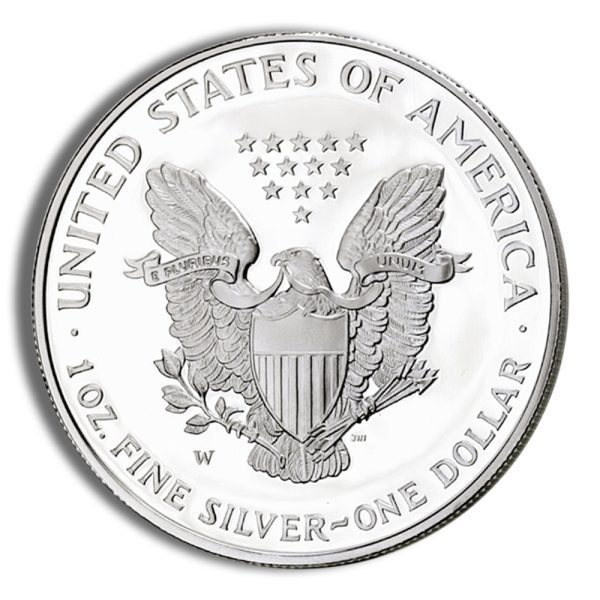 2015-W Proof Silver Eagle with Box & COA
