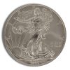 2008-W Reverse of 2007 Burnished Silver Eagle with Box & COA