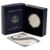 2008-W Reverse of 2007 Burnished Silver Eagle with Box & COA